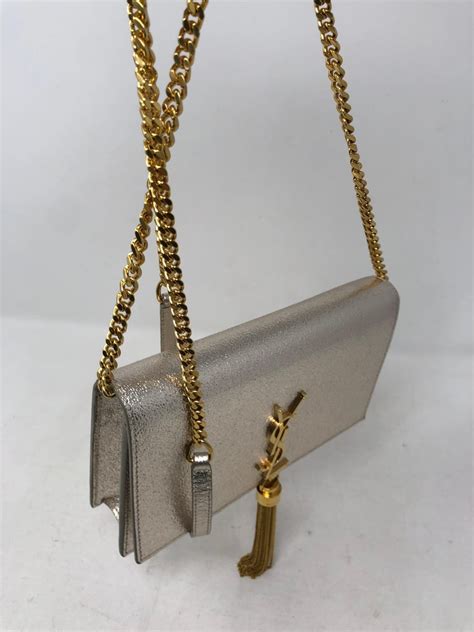 ysl silver bag|ysl over the shoulder bag.